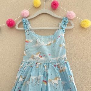 Blue Unicorn Summer Dress